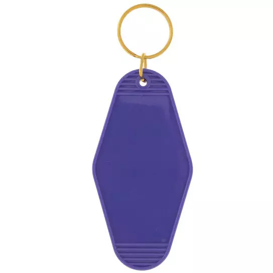 Custom Balloon Dog and Name Motel Keychain