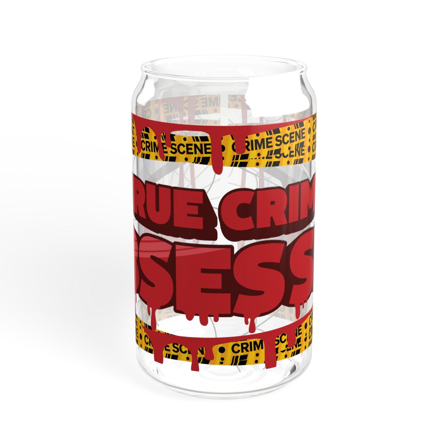 True Crime Obsessed - Bamboo Sip Glass, 16oz