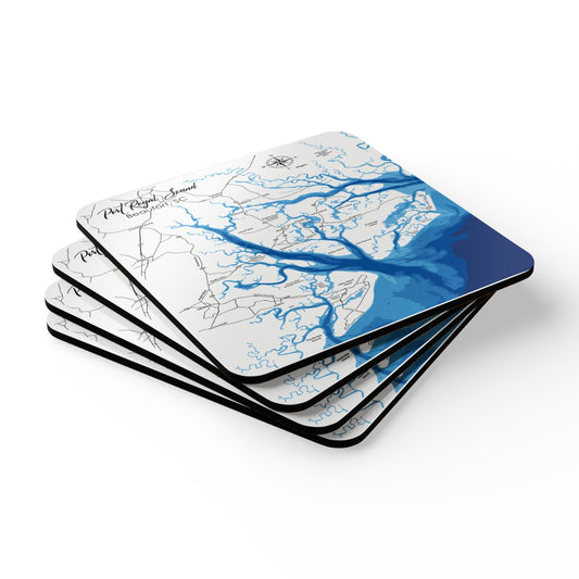 Port Royal Sound - Corkwood Coaster Set