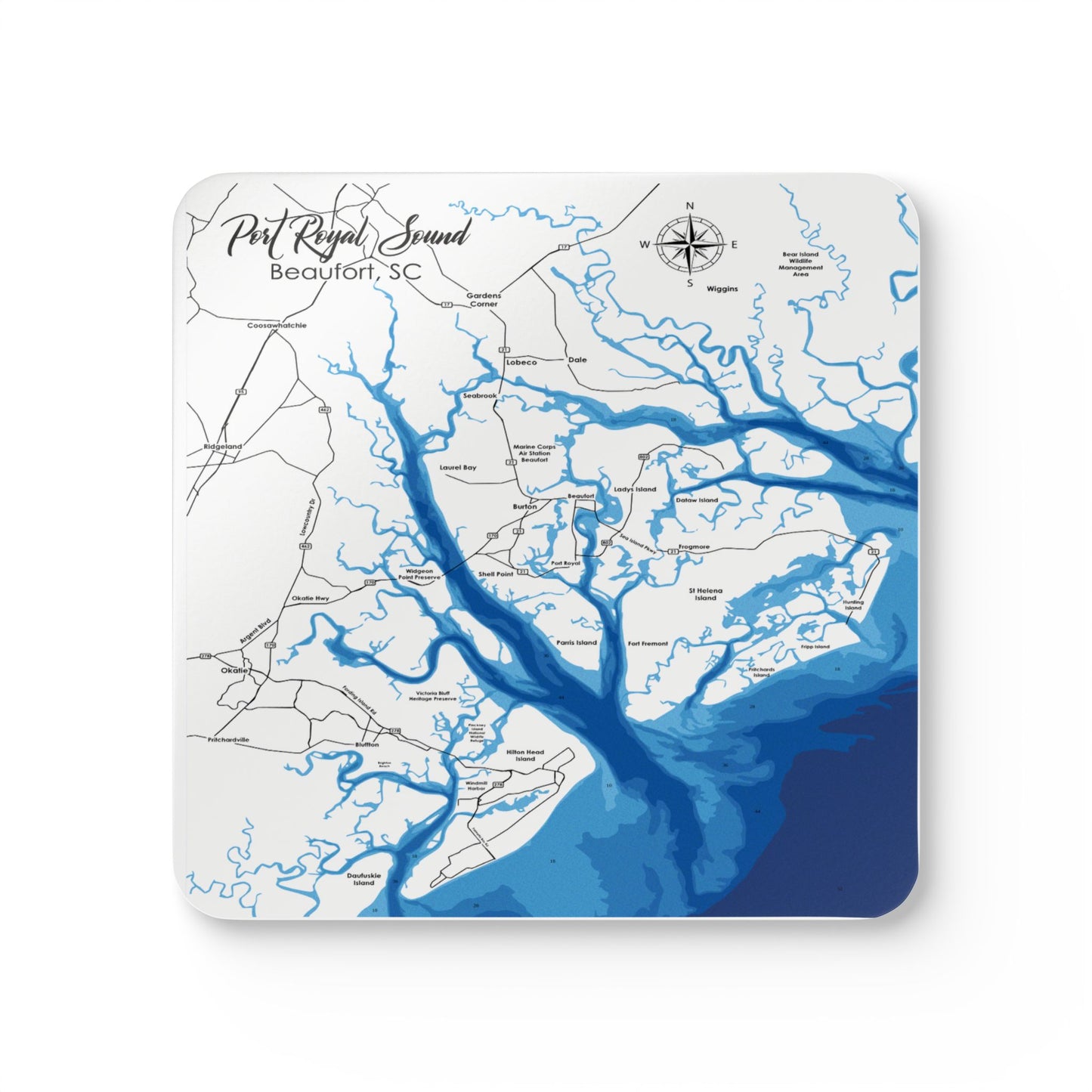 Port Royal Sound - Corkwood Coaster Set