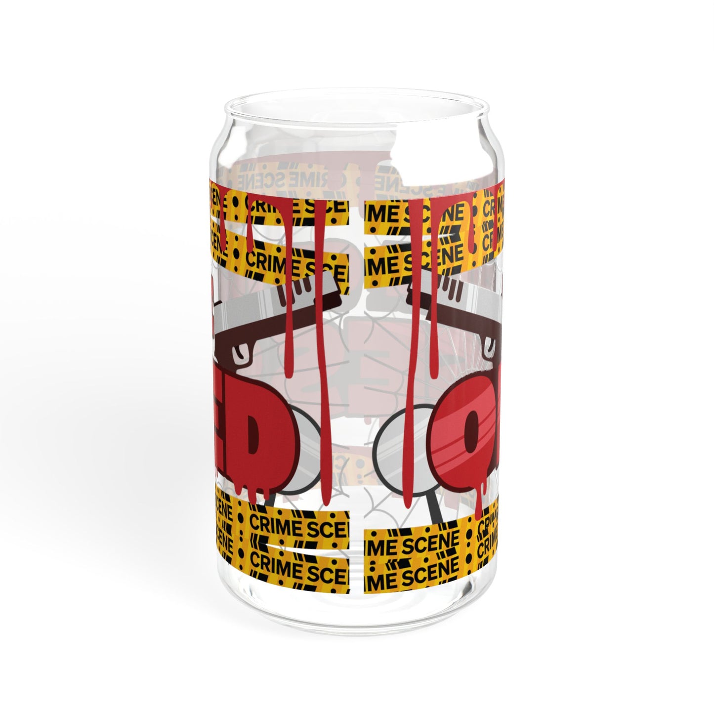 True Crime Obsessed - Bamboo Sip Glass, 16oz