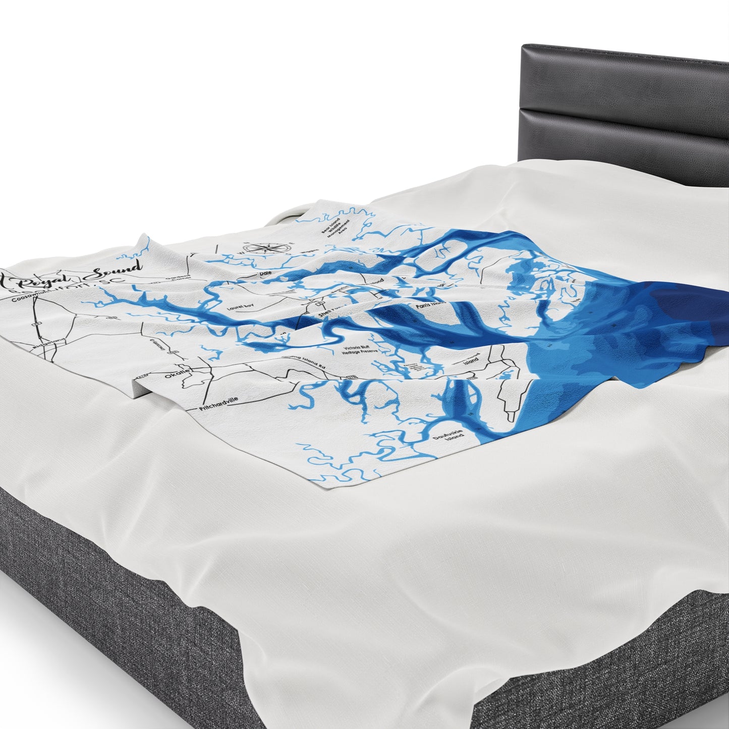 Port Royal Sound - Velveteen Plush Blanket