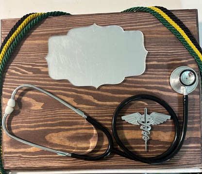 Custom Recognition Award with Stethoscope & Caduceus