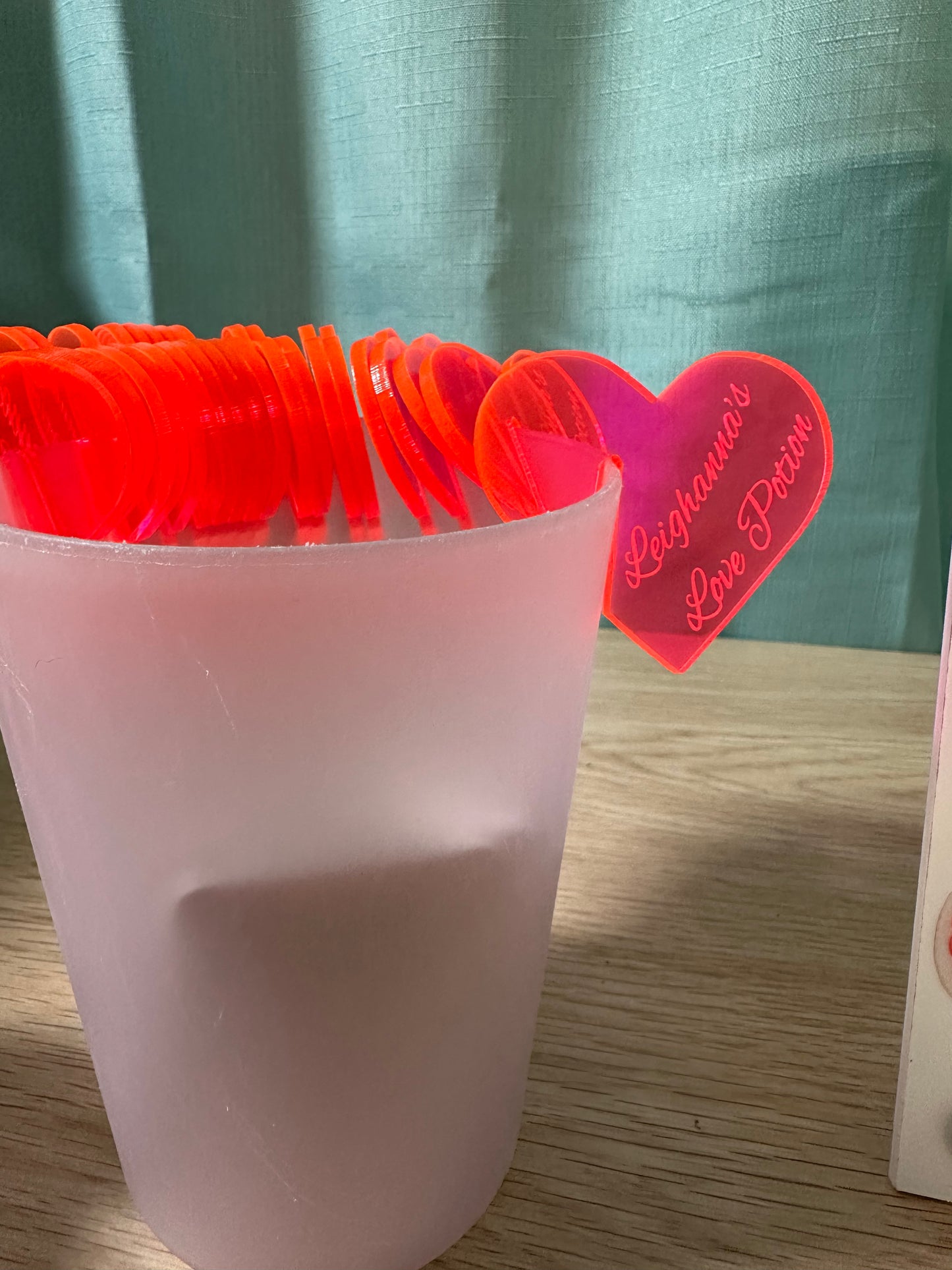 Plumeria Flowers Bar Menu and Signature Drinks Sign