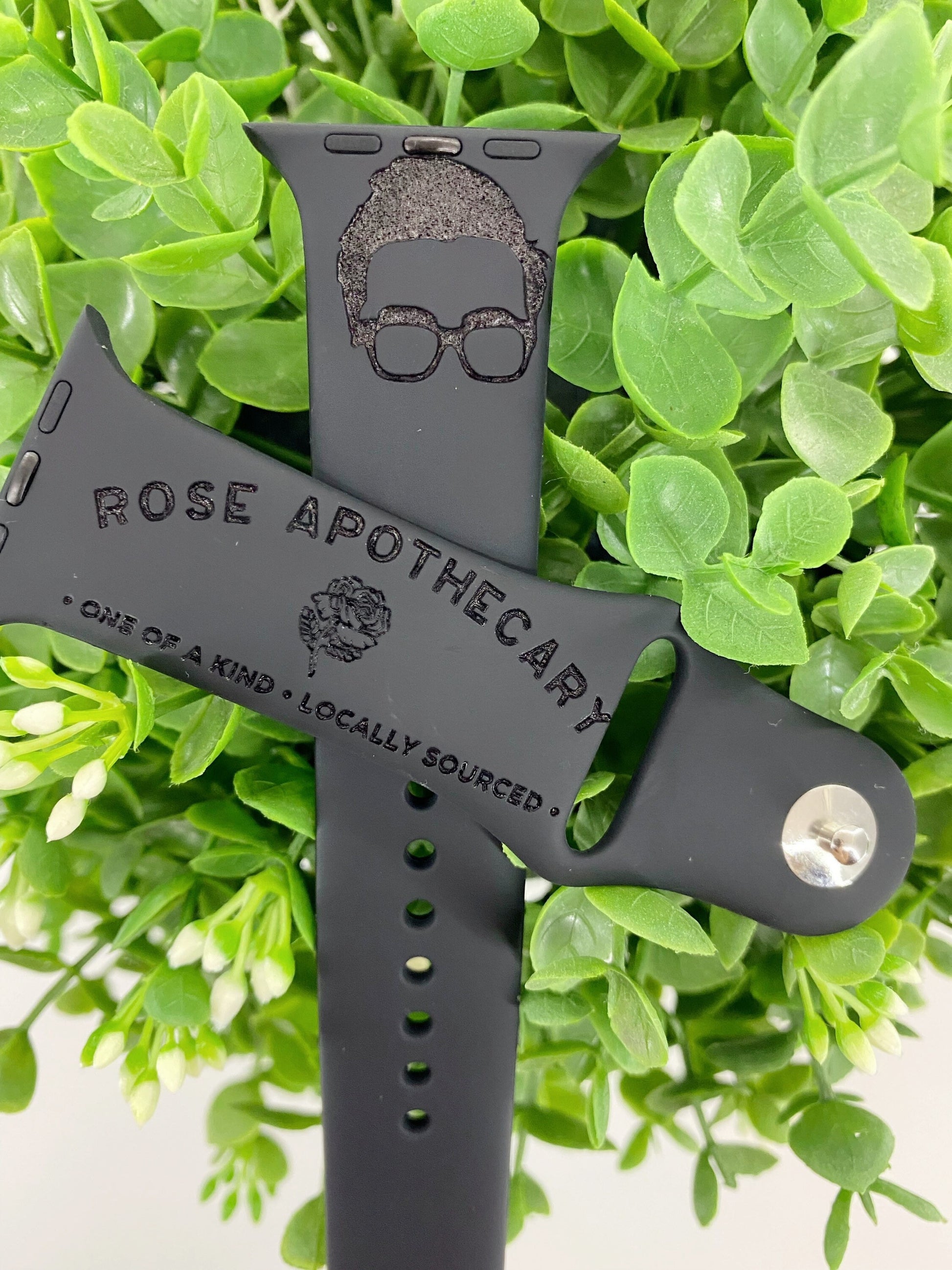 Schitt’s Creek Rose Apothecary Engraved Watch Band 38 40 41 42 45 49 mm