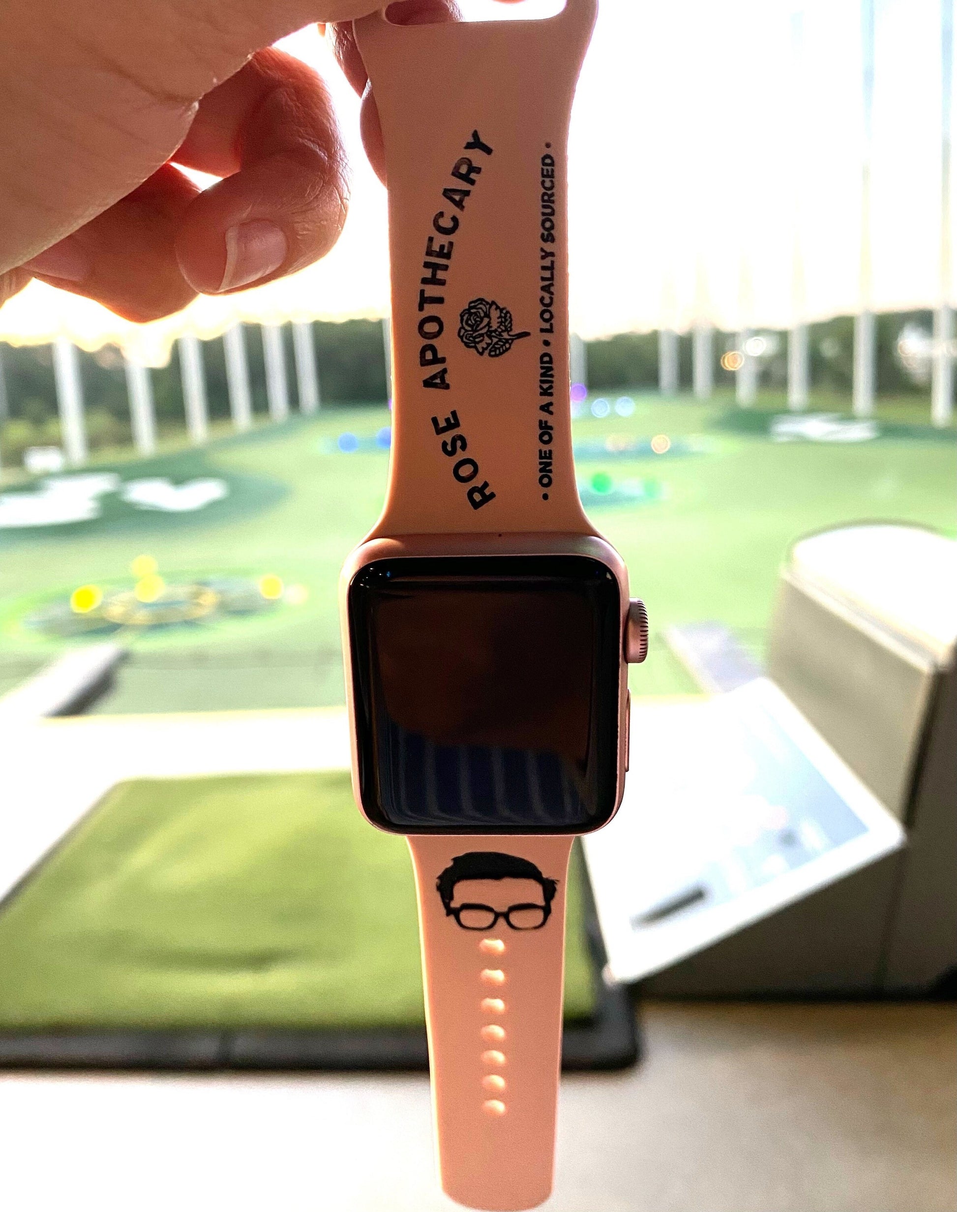 Schitt’s Creek Rose Apothecary Engraved Watch Band 38 40 41 42 45 49 mm