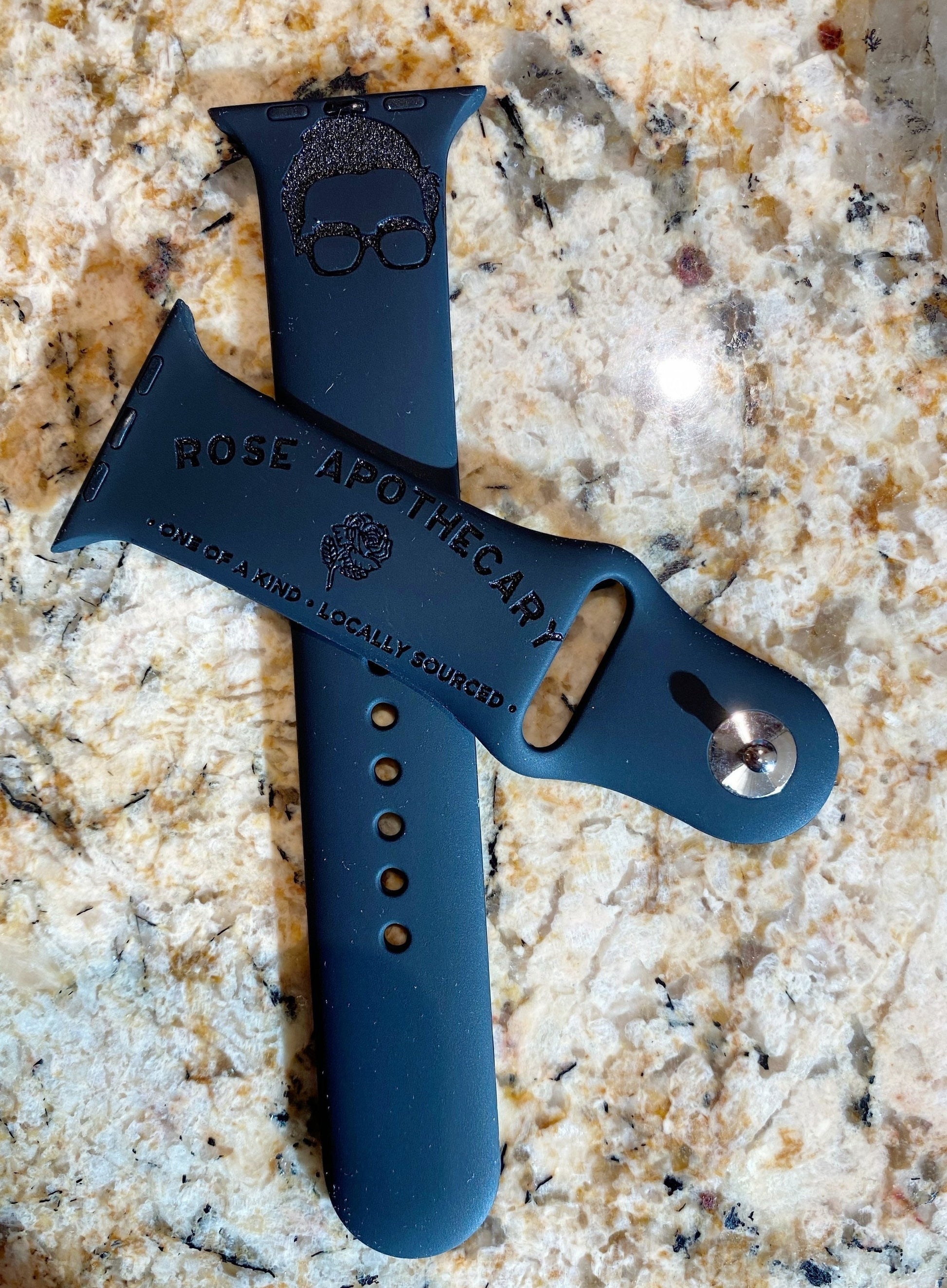 Schitt’s Creek Rose Apothecary Engraved Watch Band 38 40 41 42 45 49 mm