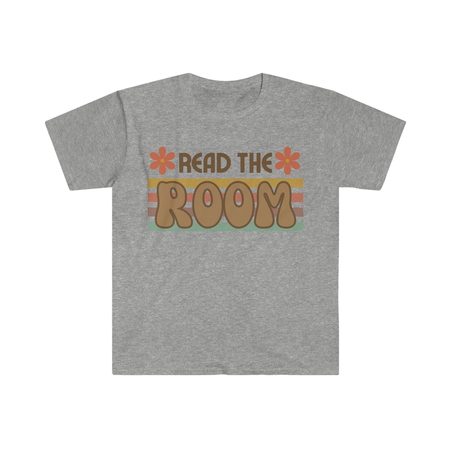 Read The Room Groovy Font Unisex Softstyle T-Shirt