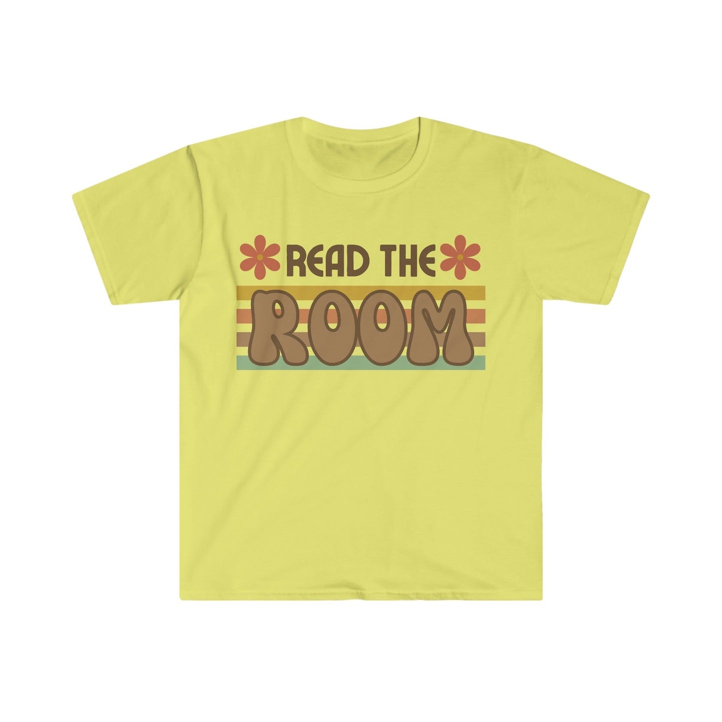 Read The Room Groovy Font Unisex Softstyle T-Shirt