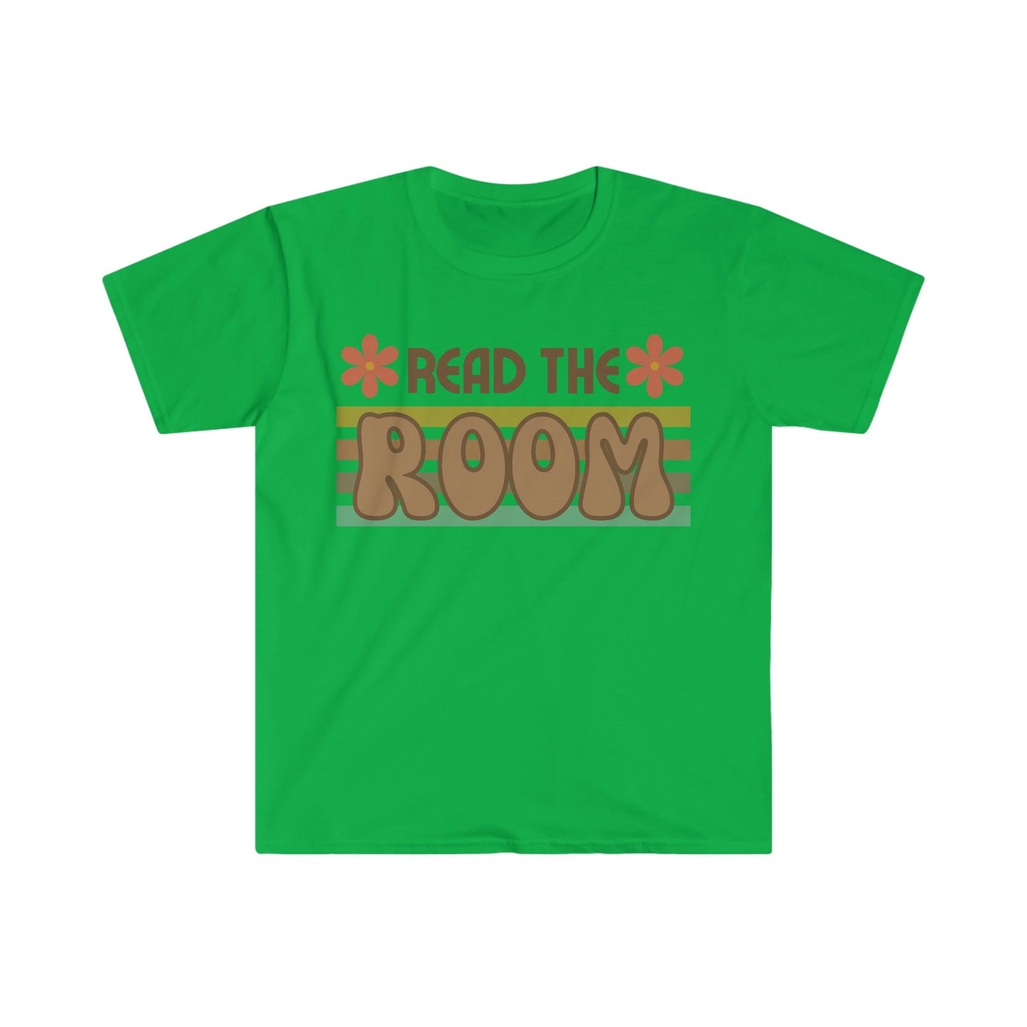 Read The Room Groovy Font Unisex Softstyle T-Shirt