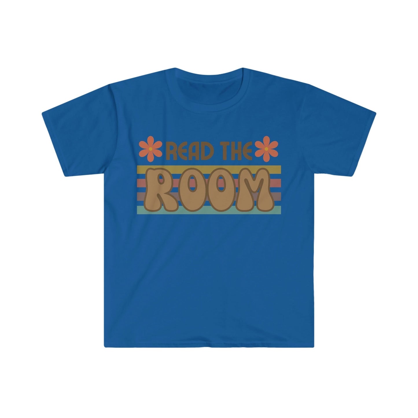 Read The Room Groovy Font Unisex Softstyle T-Shirt