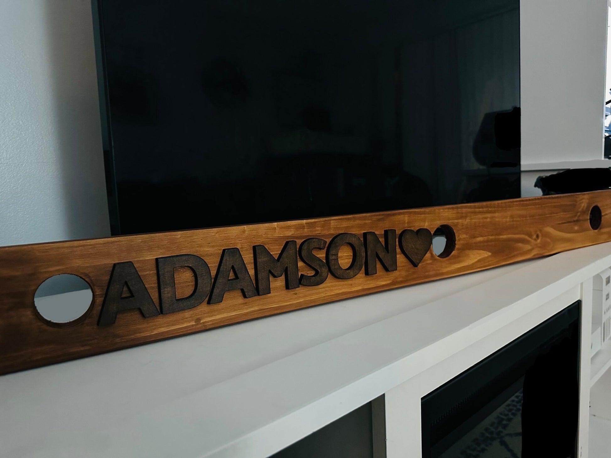 Shot Ski Board Personalized - Raised Name Wooden Shot Board for Celebration Party Couple Friends Wedding Gift Engraved Shot Glasses