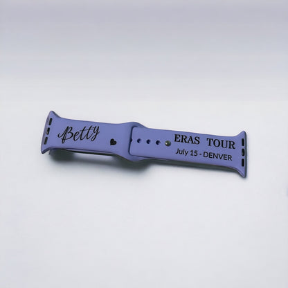 Taylor Swift ERAS Tour personalize Watch Band - memory bracelet gift 38 40 41 42 45 49 ultra mm