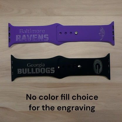 Custom NFL NBA NCAA Women Men College Team Sport Watch Band 38 40 41 42 44 45 mm Ultra Personalize Watch Band