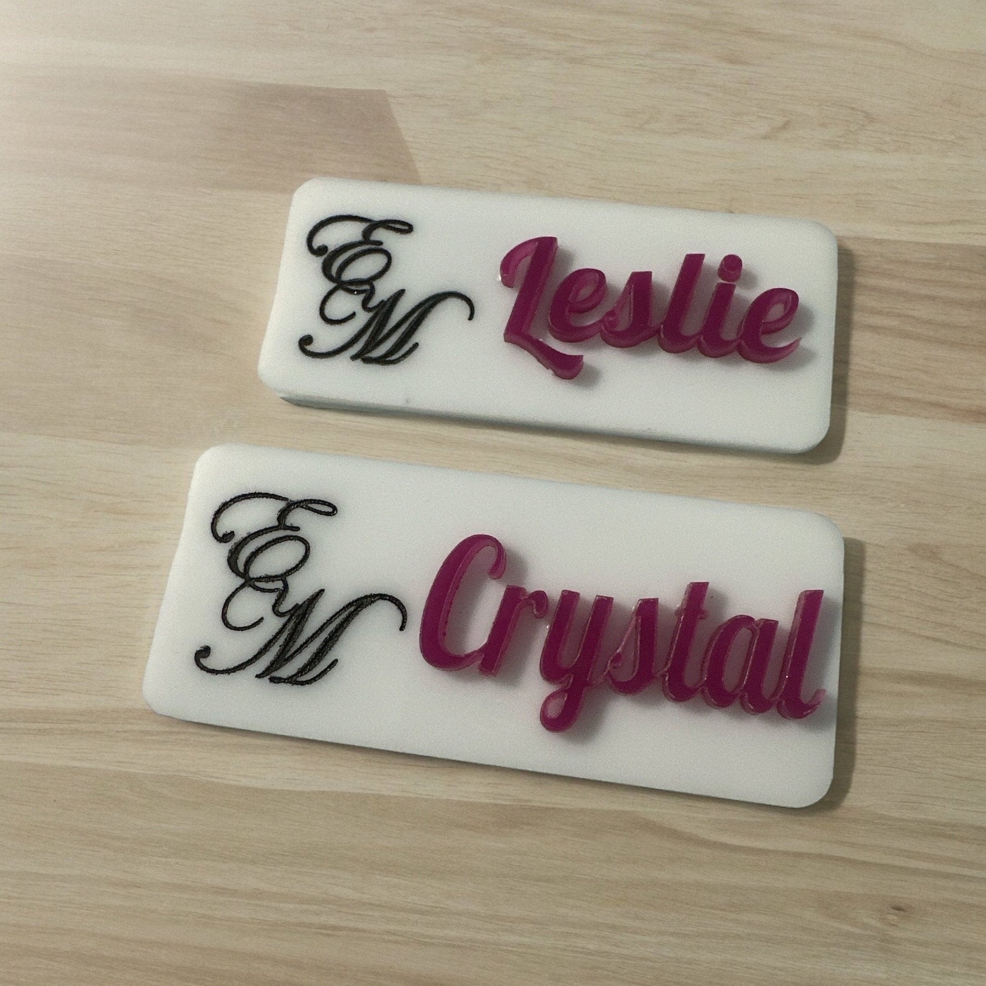 Custom Name Badge | Name Tag with custom personalized name and logo