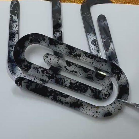Jumbo Paper Clip Bookmark | Halloween Theme