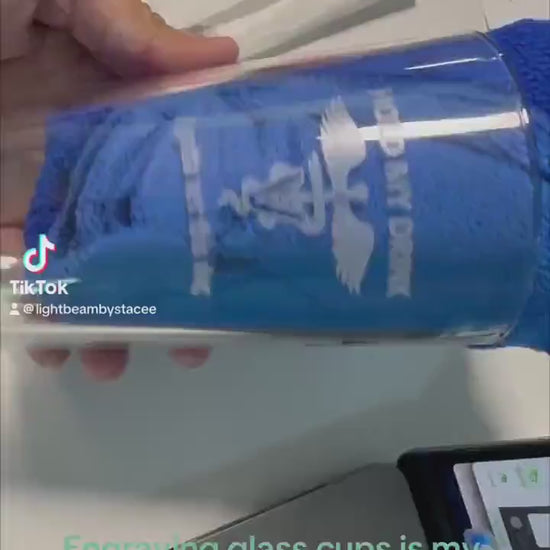 Custom Engraved Bamboo Cup Mug Pint Glass