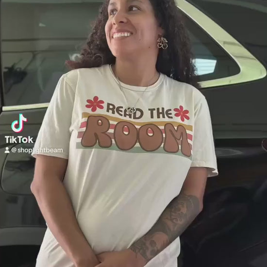 Read The Room Groovy Font Unisex Softstyle T-Shirt