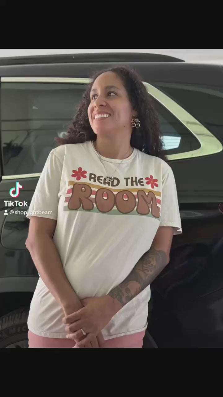 Read The Room Groovy Font Unisex Softstyle T-Shirt