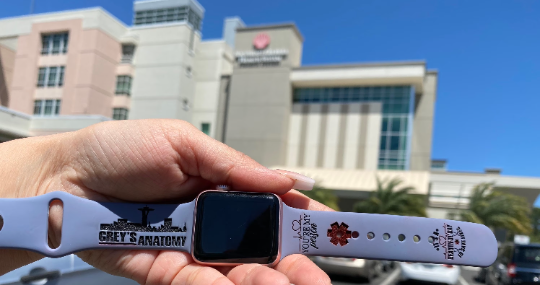Grey's Anatomy engraved smart watch band - custom personalize