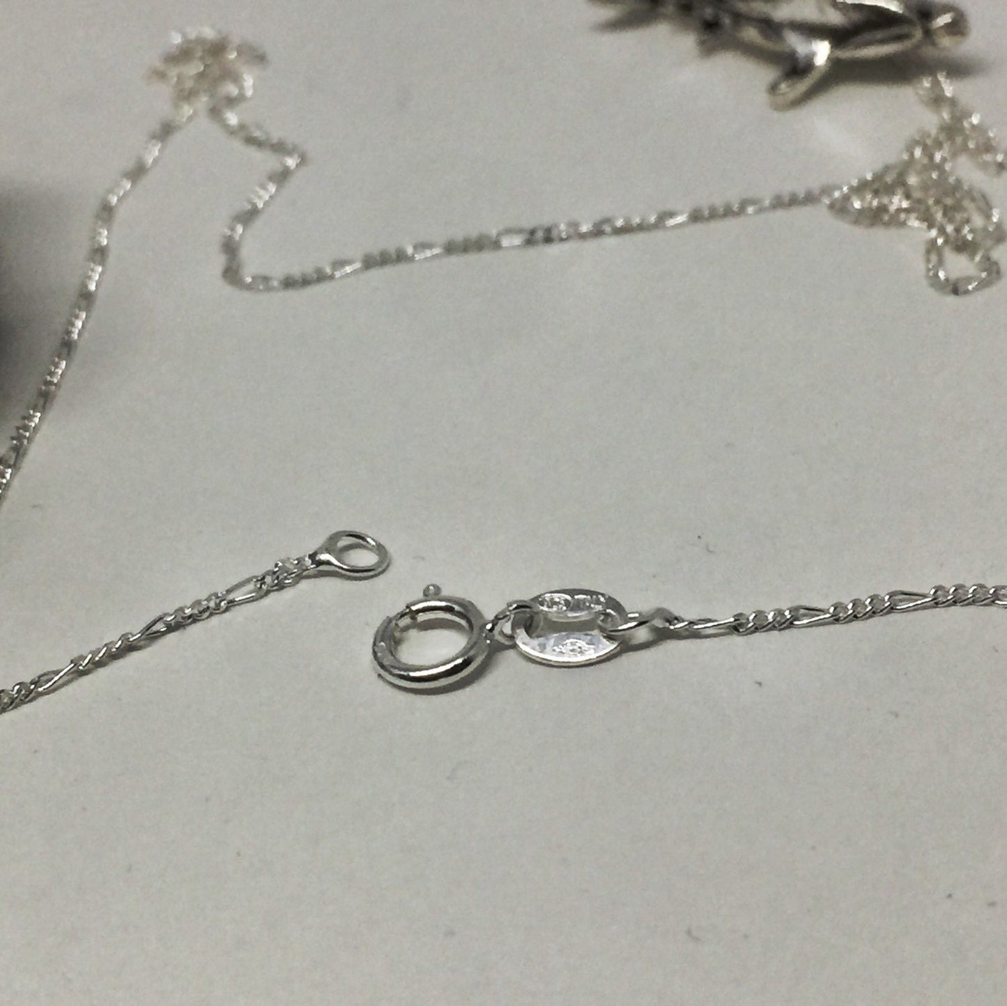 Pelican charm necklace stainless steel sterling silver initial choice save our seas