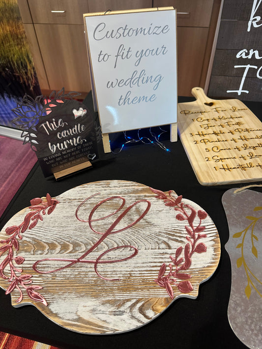 This Candle Burns Remember Me Sign Design